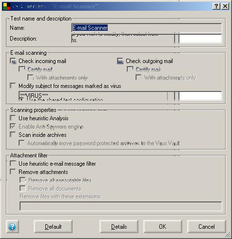 avg configure